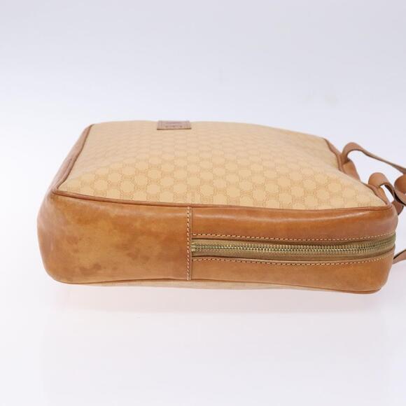 CELINE Macadam Canvas Hand Bag Pvc Beige Gold - Picture 4 of 13